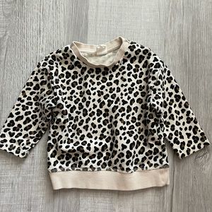 Baby leopard sweatshirt